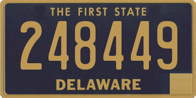DE license plate 248449