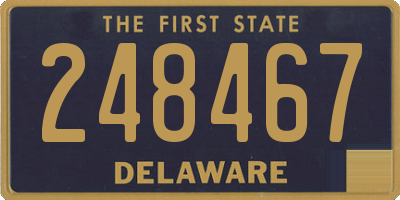 DE license plate 248467