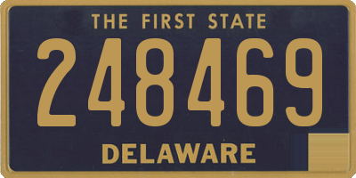 DE license plate 248469
