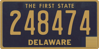 DE license plate 248474