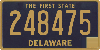 DE license plate 248475