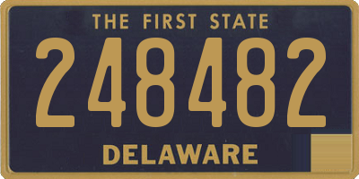 DE license plate 248482