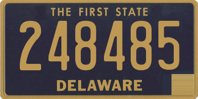 DE license plate 248485
