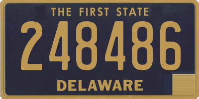 DE license plate 248486