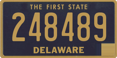 DE license plate 248489
