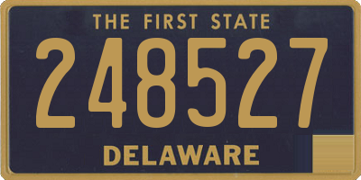 DE license plate 248527