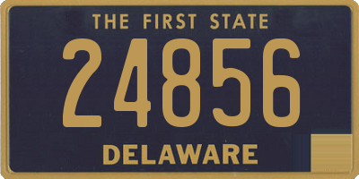 DE license plate 24856