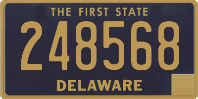 DE license plate 248568