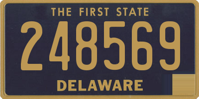 DE license plate 248569