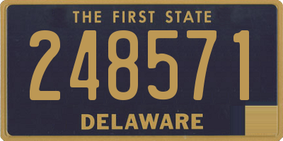 DE license plate 248571