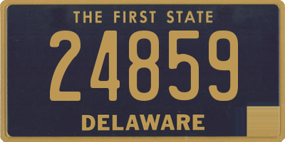 DE license plate 24859