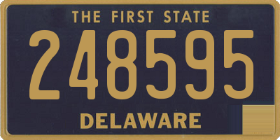 DE license plate 248595