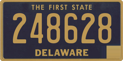 DE license plate 248628