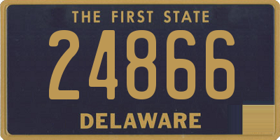 DE license plate 24866