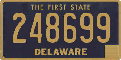 DE license plate 248699