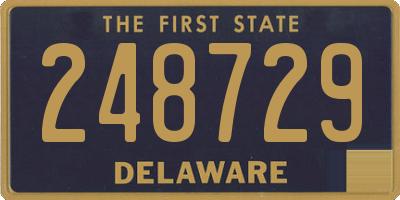 DE license plate 248729