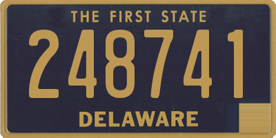 DE license plate 248741