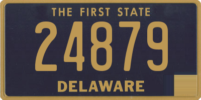 DE license plate 24879