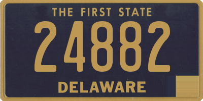 DE license plate 24882