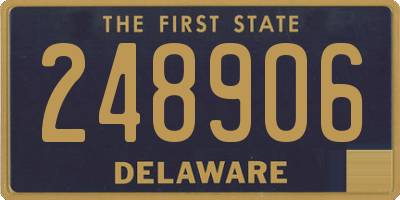 DE license plate 248906