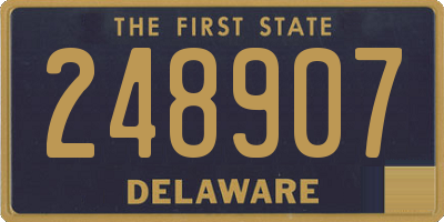 DE license plate 248907