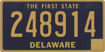 DE license plate 248914