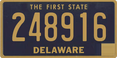 DE license plate 248916