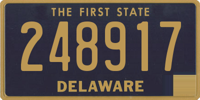 DE license plate 248917