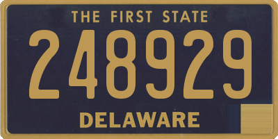 DE license plate 248929