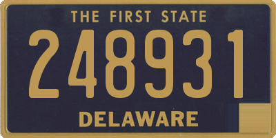 DE license plate 248931