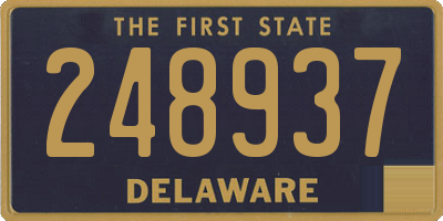 DE license plate 248937