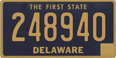 DE license plate 248940