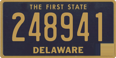 DE license plate 248941