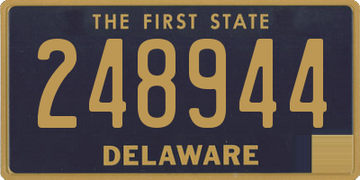 DE license plate 248944