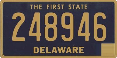 DE license plate 248946