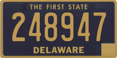DE license plate 248947