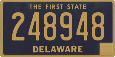 DE license plate 248948