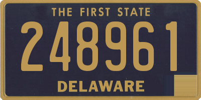 DE license plate 248961