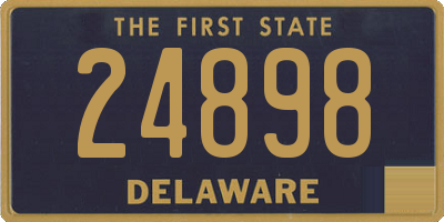DE license plate 24898