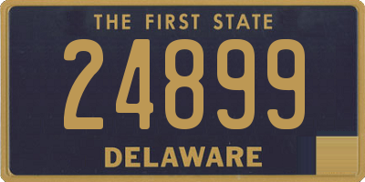 DE license plate 24899