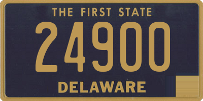 DE license plate 24900