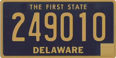 DE license plate 249010