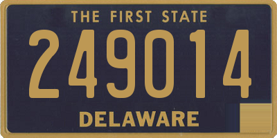 DE license plate 249014
