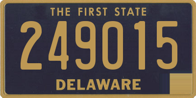 DE license plate 249015