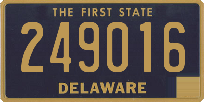 DE license plate 249016