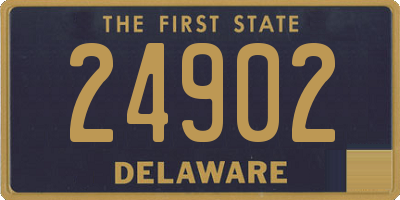 DE license plate 24902