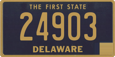 DE license plate 24903