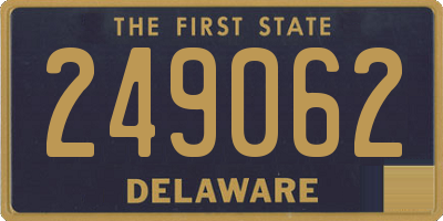 DE license plate 249062