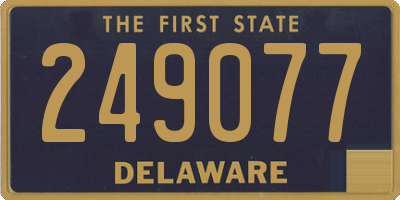 DE license plate 249077