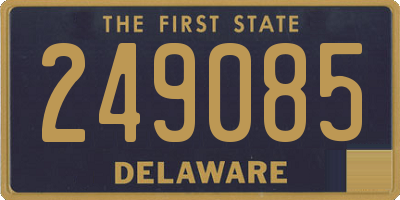 DE license plate 249085